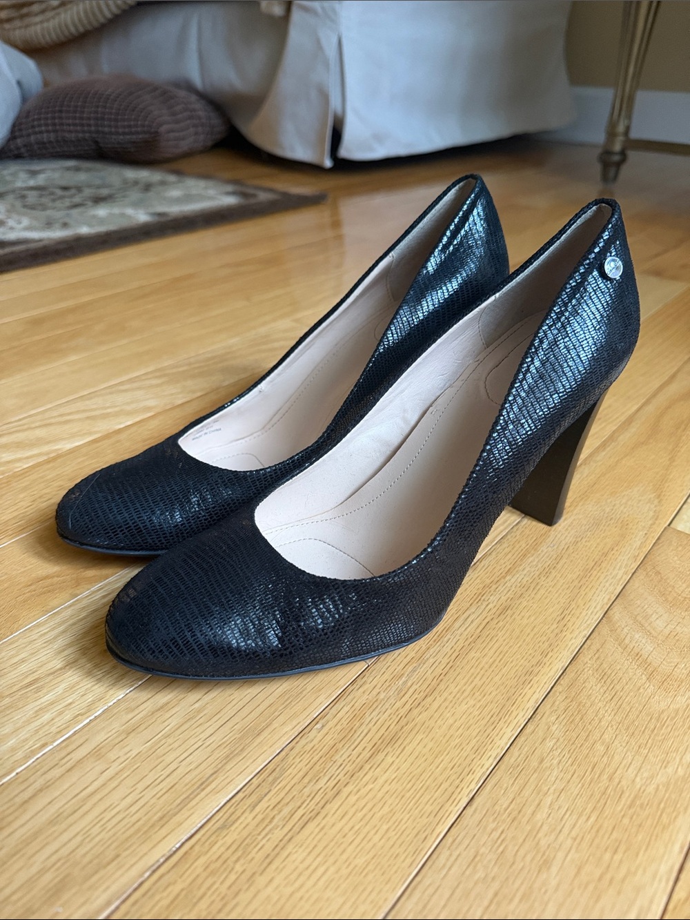 Calvin Klein Snakeskin 4 inch High Heels